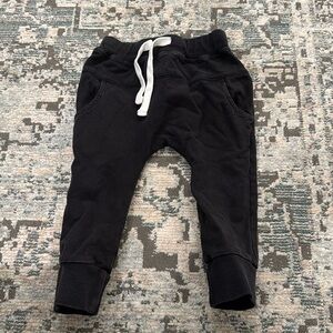 Little Bipsy Black Joggers 18-24 months